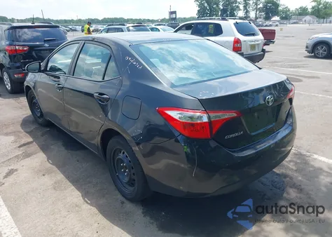 2015 Toyota Corolla Le z USA, uszkodzony, nr VIN 2T1BURHE0FC309077